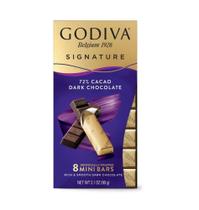 Chocolate Godiva Amargo Signature Mini Bars 90 gr