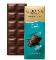 Chocolate Godiva Amargo Signature Tablet Com Sal Marinho 90 gr