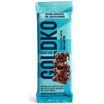 Chocolate GolDko Sabor Chocolate ao Leite Zero Açúcar 20g Chocolate GolDko Sabor Chocolate ao Leite Zero Açúcar 20g