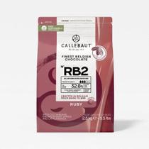 Chocolate Gotas Ruby 32,8% RB2 2,5kg - Callebaut