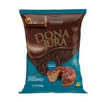 Chocolate Granulado Crocante Dona Jura 500g Cacaufoods