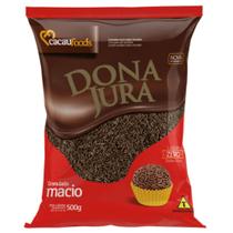 Chocolate Granulado Macio Dona Jura Chocolate 500g Cacaufoods
