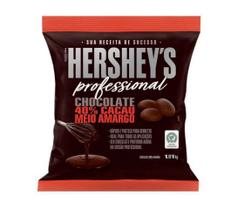 Chocolate Hershey's Profissional - Gotas Meio Amargo 40% - 1,01kg - Rizzo - Hersheys