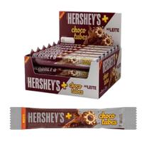 Chocolate Hersheys 18 Und 25G Chocotubes Ao Leite Caixa Chocolate Hersheys 18 Und 25G Chocotubes Ao Leite Caixa