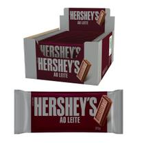 Chocolate Hersheys Ao Leite, Caixa com 18 Barras 20g