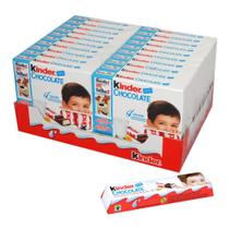Chocolate Kinder, 1 Caixa com 80 Barrinhas Chocolate Kinder, 1 Caixa com 80 Barrinhas
