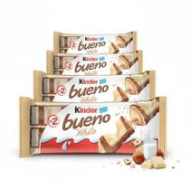 Chocolate Kinder Bueno White Kit 5 Un Pacotes De 39g Cada