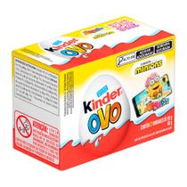 Chocolate Kinder Ovo Minions com 2 Unidades de 20g cada
