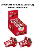 CHOCOLATE KIT KAT AO LEITE 41,5g CAIXA COM 24 UNIDADES NESTLÉ CHOCOLATE KIT KAT AO LEITE 41,5g CAIXA COM 24 UNIDADES NESTLÉ