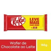 Chocolate Kit Kat ao Leite Pack 166g 4x41,5g
