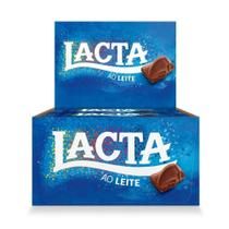 Chocolate lacta ao leite 20g c/ 20 unidades - lacta - muito cremoso!