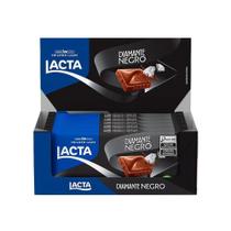 Chocolate Lacta Diamante Negro 80g - Embalagem com 17 Unidades