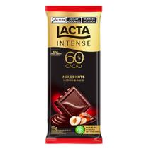 Chocolate Lacta Intense Amargo 60% Cacau Mix De Nuts 85g Chocolate Lacta Intense Amargo 60% Cacau Mix De Nuts 85g