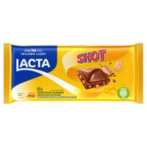 Chocolate Lacta Shot ao Leite com Amendoim 80g