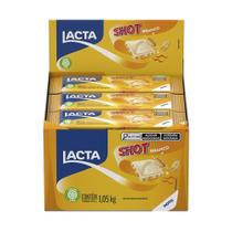 Chocolate Lacta Shot Branco 50,1g - Embalagem com 21 Unidades