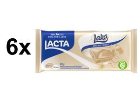 Chocolate Laka Branco 80g C/ 6 Unid