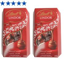 Chocolate Lindor Ao Leite Lindt 200g (2 Caixas)