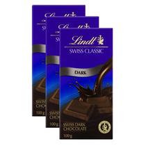 Chocolate Lindt Classic Dark 100G (3 Unidades)