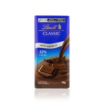 Chocolate Lindt Classic Meio Amargo 52% Cacau 90g