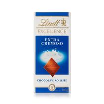Chocolate Lindt Excellence Extra Cremoso ao Leite com 100g