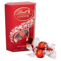 Chocolate lindt lindor bombons chocolate ao leite com recheio cremoso 200g