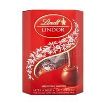 Chocolate lindt lindor bombons chocolate ao leite com recheio cremoso 75g