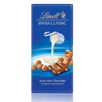 Chocolate Lindt Swiss Classic Ao Leite Com Avelãs 100G