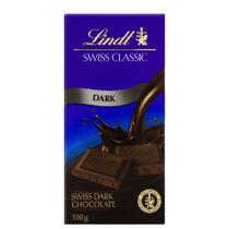 Chocolate Lindt Swiss Classic Dark Sabor Amargo 100g