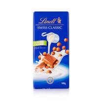 Chocolate Lindt Swiss Classic Tablete ao Leite Com Avelã 100g