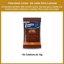 Chocolate Linea 15 De 13G Zero Açúcar Ao Leite Zero Lactose Chocolate Linea 15 De 13G Zero Açúcar Ao Leite Zero Lactose