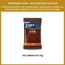 Chocolate Linea 15 De 13G Zero Açúcar Ao Leite Zero Lactose