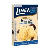 Chocolate Linea Branco Cookies Cream 30g - Embalagem c/ 15 unidades