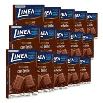 Chocolate Linea Diet Zero Açúcar Ao Leite 15 Barras 30g Chocolate Linea Diet Zero Açúcar Ao Leite 15 Barras 30g