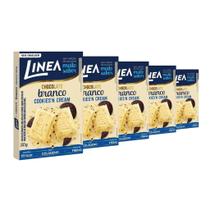 Chocolate Linea Diet Zero Açúcar Branco Cookie 5 Barras 30g