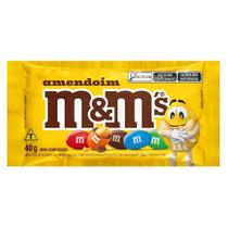 Chocolate M&M Amendoim 40g - Embalagem com 18 Unidades Chocolate M&M Amendoim 40g - Embalagem com 18 Unidades