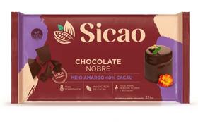 Chocolate Meio Amargo 2,1kg - Sicao