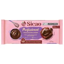 Chocolate meio amargo sicao blocos profissional 1,01kg sicao Chocolate meio amargo sicao blocos profissional 1,01kg sicao