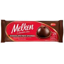 Chocolate Melken Meio Amargo Barra 2,1Kg Harald