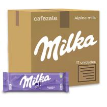 Chocolate Milka Alpine Milk Kit 17 Barras de 250g