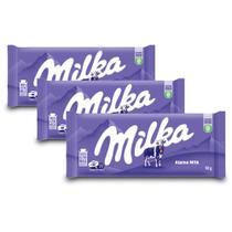 Chocolate Milka Alpine Milk Kit 3 Barras de 90g
