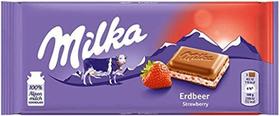 Chocolate Milka ao Leite com Creme de Morango 100g