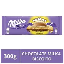 Chocolate Milka, Barra 300G, Biscoito