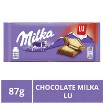 Chocolate Milka, Barra 87G, Lu Chocolate Milka, Barra 87G, Lu