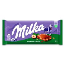 Chocolate Milka Broken Hazelnut Barra 90g Chocolate Milka Broken Hazelnut Barra 90g