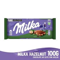 Chocolate Milka Haselnuss Broken Hazelnut com Avelãs 100g Chocolate Milka Haselnuss Broken Hazelnut com Avelãs 100g