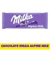 CHOCOLATE MILKA IMPORTADO BARRAS COM DIVERSOS SABORES DELICIOSOS E EXCLUSIVOS SABORES:Milka Alpine Milk