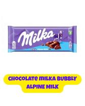 CHOCOLATE MILKA IMPORTADO BARRAS COM DIVERSOS SABORES SABORES:Milka Bubbly Milk CHOCOLATE MILKA IMPORTADO BARRAS COM DIVERSOS SABORES SABORES:Milka Bubbly Milk