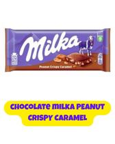 CHOCOLATE MILKA IMPORTADO BARRAS COM DIVERSOS SABORES SABORES:Milka Peanut Crispy Caramel CHOCOLATE MILKA IMPORTADO BARRAS COM DIVERSOS SABORES SABORES:Milka Peanut Crispy Caramel