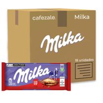 Chocolate Milka Lu Barra Kit com 18 Unidades de 87g Chocolate Milka Lu Barra Kit com 18 Unidades de 87g