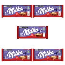 Chocolate Milka Lu Barra Kit com 5 Unidades de 87g